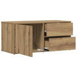 TV Cabinet Artisan Oak 80x34x35.5 cm Engineered Wood 856011