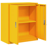 Storage Cabinet Mustard Yellow 80 x 40 x 90 cm Steel 891685