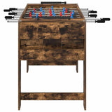 Foosball Table Smoked Oak 125 x 60.5 x 80 cm Engineered Wood 858888