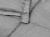 Weighted Blanket Grey 120x180 cm 9 kg Fabric 350717