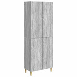 Cabinet Set 2 pcs Grey Sonoma Engineered Wood 3416706