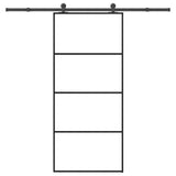 Sliding Door with Hardware Set 90x205 cm ESG Glass&Aluminium 3332869