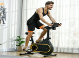 Magnetic Indoor Cycling Bike, Exercise Bike with Silent Flywheel, LCD Display, Tablet Holder, T3398P349170
