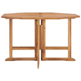 Folding Garden Dining Table 110x110x75 cm Solid Wood Teak 318480