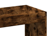 Highboard Smoked Oak 63x33x140 cm Engineered Wood 855110