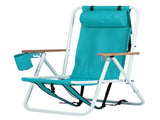 Folding Beach Chair Set of 2 for Adults, 4 Position Portable Backpack Foldable 92694643
