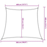 Sunshade Sail 160 g/m Trapezium Brown 4/5x4 m HDPE 311821