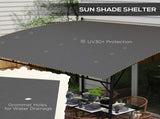 3 x 4m Metal Frame Pergola - Grey T3398P318605
