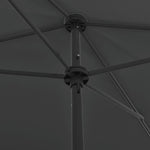 ZNTS Beach Parasol Anthracite 200x125 cm 314729