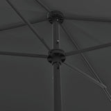 ZNTS Beach Parasol Anthracite 200x125 cm 314729