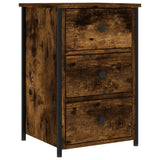 Bedside Cabinets 2 pcs Smoked Oak 40x36x60 cm Engineered Wood 825998