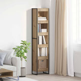 Book Cabinet Artisian Oak 40 x 30 x 189.5 cm Engineered Wood 886383