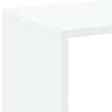Room Divider Bookcase White 102x29x103.5 cm Engineered Wood 858048