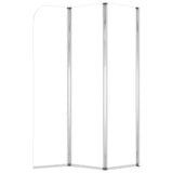 Bath Enclosures 2 pcs 104x130 cm Tempered Glass Transparent 146228