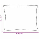 Pillow with Pillow 2 pcs White 60 x 80 cm Cotton 42007712