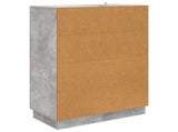 Sideboard Concrete Grey 66 x 34.5 x 92 cm Engineered Wood 895358
