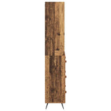 Highboard Old Wood 69.5 x 34 x 180 cm Engineered Wood 3415672