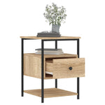 ZNTS Bedside Cabinet Sonoma Oak 40x42x56 cm Engineered Wood 826025