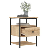 ZNTS Bedside Cabinet Sonoma Oak 40x42x56 cm Engineered Wood 826025