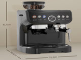 15 Bar Coffee Machine, with Adjustable Grind, Steamer and Accessories T3398P329960