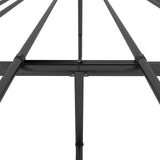 Metal Bed Frame without Mattress Black 180x200cm 350850