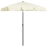 Beach Parasol Sand Yellow 180x120 cm 314719