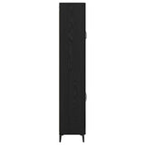 Highboard Black Oak 69.5 x 34 x 180 cm Engineered Wood 3416157
