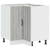 Kitchen Corner Base Cabinet Lucca Grey Sonoma Engineered Wood 853753