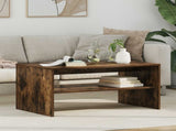 Coffee Table Smoked Oak 80 x 50 x 40 cm Engineered Wood 8000280