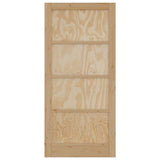 Interior Door Brown 93 x 202 cm Plywood 4102675