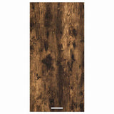 Hanging Cabinet with Door Smoked Oak and White 50 x 31 x 100 cm 884350