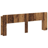 Headboard Cabinet with Storage Old Wood Engineered Wood 8001244