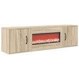 Electric Fireplace Sonoma 140.5 x 30 x 39 cm Engineered wood 8021001