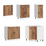11 Piece Kitchen Cabinet Set Porto Old Wood Engineered Wood 3314909