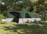 Teepee Tent 8-Person with Roof Green 720 x 465 x 295 cm 42003996
