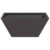 Garden Planter 5 pcs Black 35 x 35 x 15 cm Cold-rolled Steel 873797