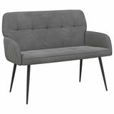 2 Seater Sofa with Metal Legs 2-Seater Dark Grey Velvet 42051052