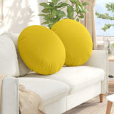 Seat Cushions 2 pcs Light Yellow 80 x 29 cm Fabric 42014240