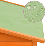 Chicken Coop with Nest Box Solid Fir Wood 170864