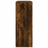 Sideboards with LED Lights 3 pcs Smoked Oak Engineered Wood 3209104