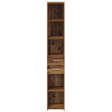 Bookcase with Drawer Old Wood 30 x 42.4 x 185.2 cm 868739