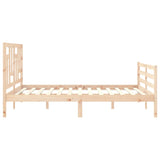 Bed Frame without Mattress 160x200 cm Solid Wood 3194971