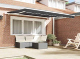 Retractable Awning Anthracite 300 x 200 cm Fabric 3329507