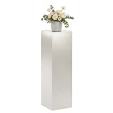 Plant Stand Silver 30 x 30 x 100 cm Steel 8012510