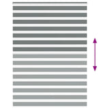 Zebra Blind Dark Grey 155x230 cm Fabric Width 150.9 cm Polyester 4014194