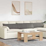 Sofa Pillows 2 pcs Light Grey 200 x 40 cm Corduroy Fabric 42013903