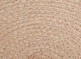 Jute Placemets 12 pcs Natural and Black 30 cm 100% Tossa Jute 42012316