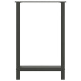 Bar Table Legs Anthracite 2 pcs 60x cm Steel 4013334