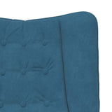 Armchair Blue 63 x 67 x 94 cm Velvet 42001813