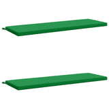 2-Piece Bench Cushions SOEST 2 pcs 100% Polyester Green 949411